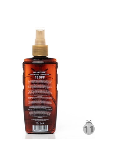 Solar Expert Bronzlaştırıcı Yağ 15 Factor 200 ML