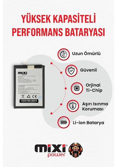 Omix X3 Uyumlu Tam Kapasite Batarya Tr Garantili