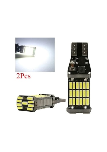 Citroen Ds3 Plaka Parklar Için T15 W16w Beyaz 45 Led Ampul 2 Adet