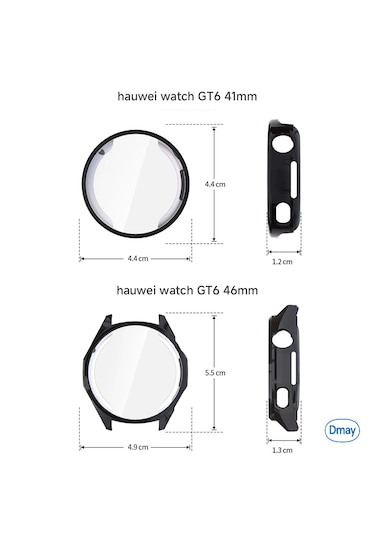 Huawei Watch Gt 6 Gt 6 41mm Uyumlu Uyumlu 360 Full Koruma Silikon Kılıf