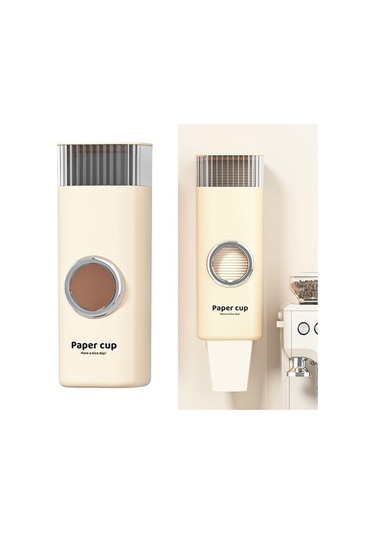 Pazly Suntek Kağıt Fincan Dağıtıcı - Restoran, Banyo, Çiftlik Evi İçin Bej Bej
