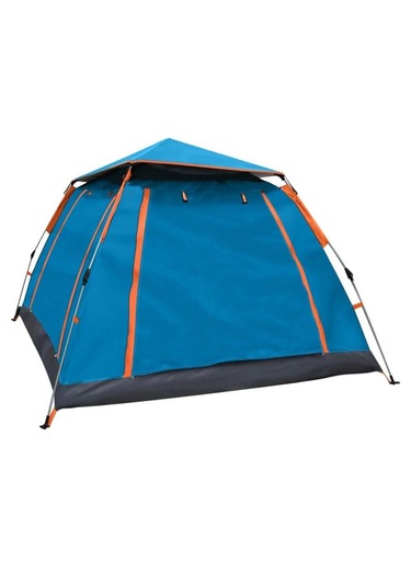 6 Kişilik Tam Otomatik Tenteli Çift Kapılı Kamp Çadırı 240x240x1