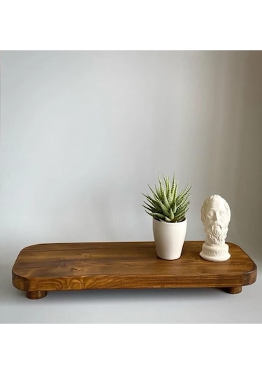 Bfdshop Ahşap Ayaklı Sunum Tahtası 29cm X 13cm
