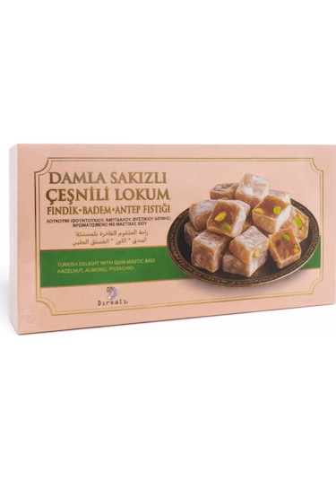 Dırkalı Çeşnili Damla Sakızlı Lokum 250 G
