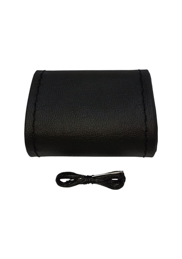 Seat İbiza 1993-2002 Uyumlu Direksiyon Kılıfı Dikmeli Siyah Deri / Siyah Dikişli