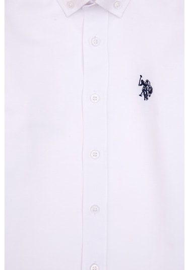 U.s. Polo Assn. Erkek Çocuk Beyaz Gömlek Basic 50316801-vr013 Beyaz
