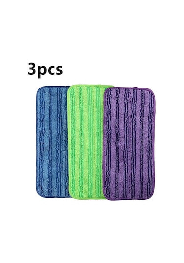 Youmex Yeniden Kullanılabilir Mikrofiber Mop Pad - 3 Adet, Swiffer Wetjet Uyumlu, Yıkama Eliptir, Ahşap/seramik Zeminler İçin Temizleme