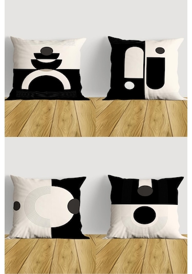 Belle Benoit Baskılı Runner & Koltuk Kırlent Kılıfı Set Desen7