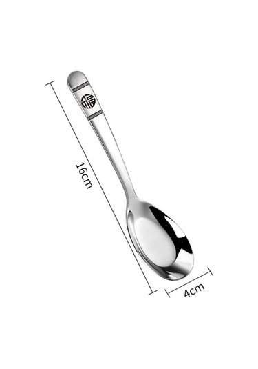 Pazly Paslanmaz Çelik 3'lü Yemek Kaşığı Seti - Gümüş Rengi, Dayanıklı Ve Şık Masa Ürünü Gümüş