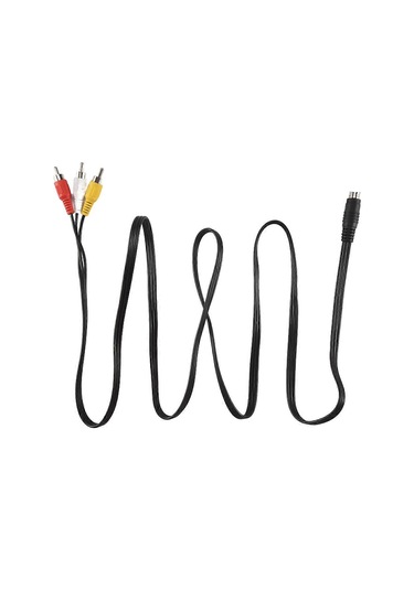 1,5 M S-video Erkek - 3 Erkek Tv Pc Dönüştürme Kablosu, Ses Ve Görüntü Aygıtları İçin 4 Pin