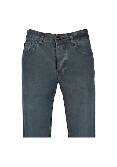Cengiz İnler 5 Cep Düğmeli Kot Pantolon Slim (548484019)