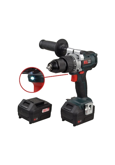 Klpro KLNM1840B 18V 4.0Ah Li-ion Çift Akülü Kömürsüz Darbesiz Vidalama