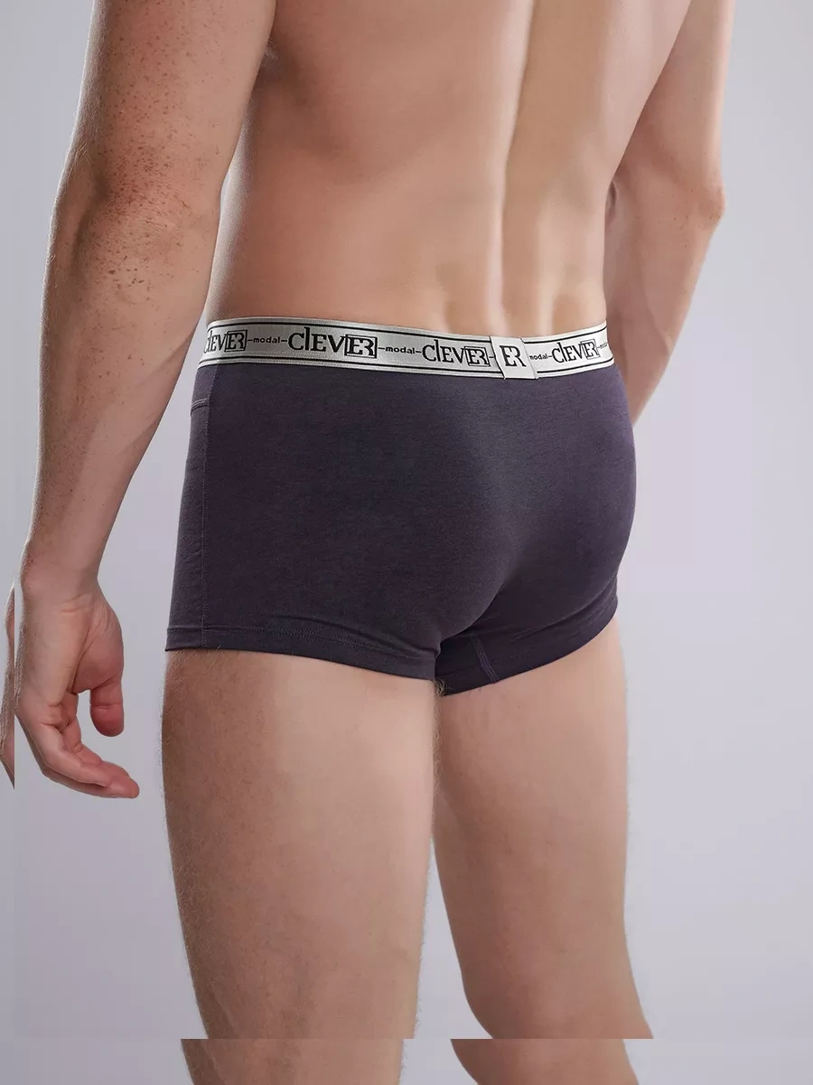 Clever Wear Modacrylic Pamuklu Boksör Külodu 254527517 Koyu Gri