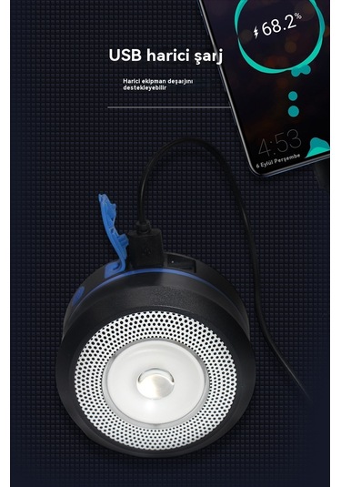 Jian Fan Açık Dağcılık Taşınabiler Geri Çekilebilir Kamp Işık Güneş Şarj Aydınlatma Kamp Işğı Yeşil Yeşil