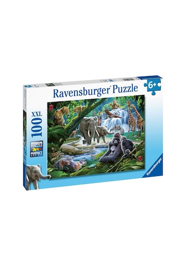 Ravensburger 100 Parça Puzzle Vahşi Hayvanlar 132843