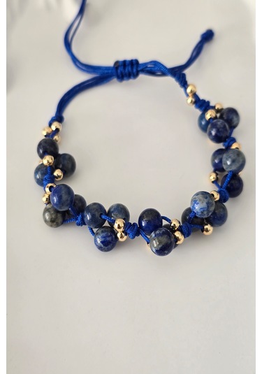 6 Mm Lapis Lazuli Doğaltaş Bileklik Lacivert