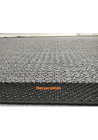 Foneks Halı Loris Yeni Nesil Yumuşak Sisal Halı L106sıyah-120x180