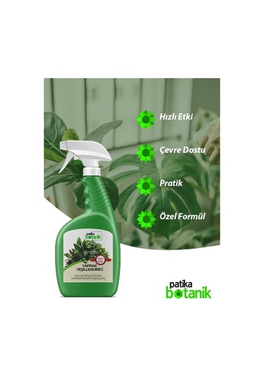 1 Lt Yaprak Yeşillendirici - Süs Bitkileri İçin- Yapraktan