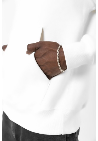 Top Gun Maverick Fly Like A Phoenix Beyaz Erkek 3ip Kapşonlu Sweatshirt Beyaz