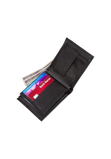Tuldar Erkek Deri Bozuk Para Hazneli Kartlık Ve Cüzdan Tul103 Siyah