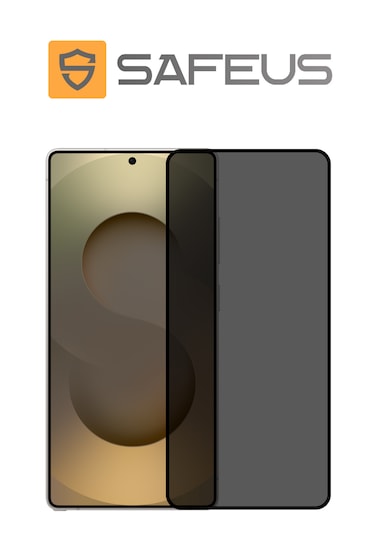 Safeus Tam Kaplayan Hayalet Parmak İzi Bırakmayan Safir Ekran Koruyucu Cam , Samsung S25 Ultra İle Uyumlu