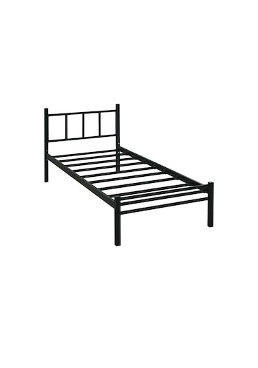 Unimet Titan Tek Kişilik Metal Karyola 90x200 Siyah