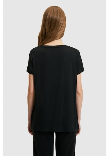 U.S. Polo Assn. U.s. Polo Assn. Kadın Siyah Tişört Basic 50323448-vr046