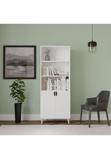 İnci 2 Kapaklı Kitaplık