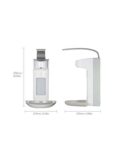 Kangvka Duvar Tipi 500ml Dirsek Basmalı Sabun Dağıtıcı - Elle Basılan El Yıkama Ve Alkol Dezenfektan Dispenseri Diğer