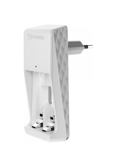 Varta Mini AA AAA Pil Uyumlu 2'li Pil Şarj Cihazı Beyaz