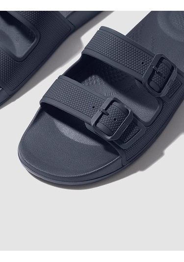 Fitflop İqushıon Gs9 Çift Tokalı Lacivert Erkek Terlik Lacivert