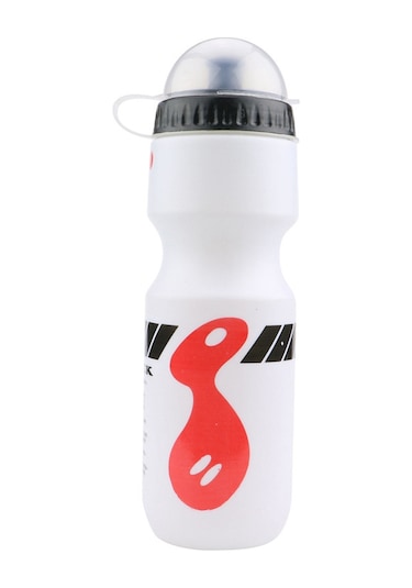 Aubyhe Bisiklet İçme Suyu Bardağı 680ml - Hdpe Malzeme, Hafif Ve Dayanıklı - Bisiklet Sporu, Yürüyüş, Seyahat İçin - Toz Koruyucu Kapaklı Beyaz Çok Renkli