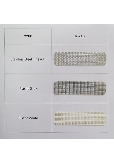 50 Adet Pencere Ağlama Deliği Kapakları Ekran Yama Yapışkanlı Pencere Teli Plastic Grey 50pcs