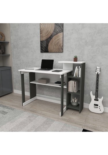 Saye 5 Raflı Kitaplıklı Çalışma Masası