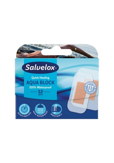 Salvelox Aqua Block Su Geçirmez Yara Bandı 12'li