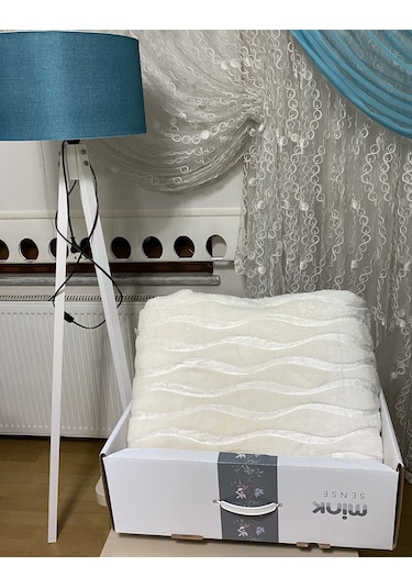 Sense 521 Fildişi Battaniye Tek Kişilik