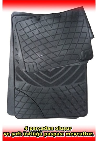 Ford Focus Iıı Sedan UYUMLU MARS KAUÇUK SİYAH PASPAS SETİ N11.133