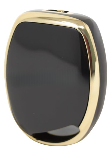 Ford Fiesta Mondeo Focus Transit Fusion 3 Buton Nano Anahtar Kılıfı Siyah-gold