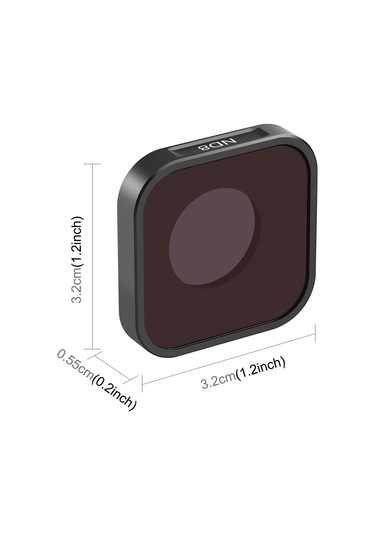 Springsun Puluz Pu920 5.5mm Nd8 3-stop Lens Filtresi 1.2 1.2in Nd Filtreler Optik Cam Su Geçirmez Çok Dayanıklı Kaplama İle Çizilmeye
