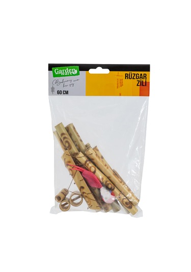 Garden With Ware Bambu Rüzgar Zili - 60 Cm
