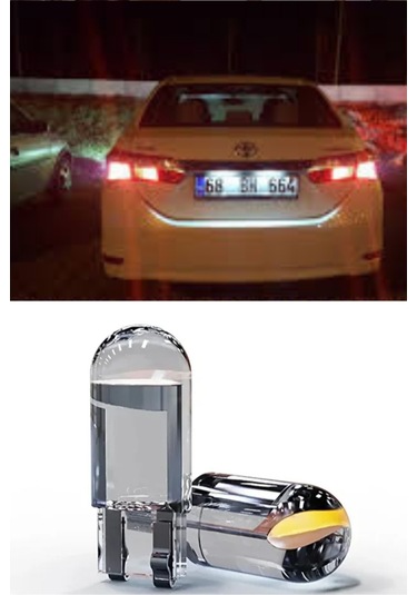 Toyota Corolla Plaka Aydınlatma Seti Beyaz Özel Cob Led