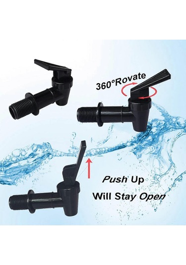 Parça Yedek Soğutucu Musluk Su Şişesi Sürahi, Dispenser Musluk Seti, Tekrar Kullanılabilir Musluk Musluğu Su