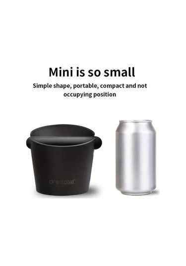 Fastbuy Dayanıklı Espresso Knock Box - Kompakt Kahve Atık Kutusu, Beyaz, Kaymaz Taban Beyaz