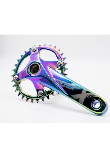 Raptor 32t Rainbow Hollowtech Göbek Tek Yaprak Aynakol Çok Renkli
