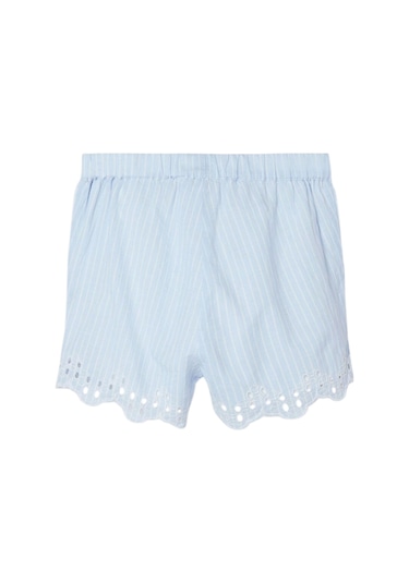 Name It Kız Bebek Regular Fit Şort 13227304 Mavi