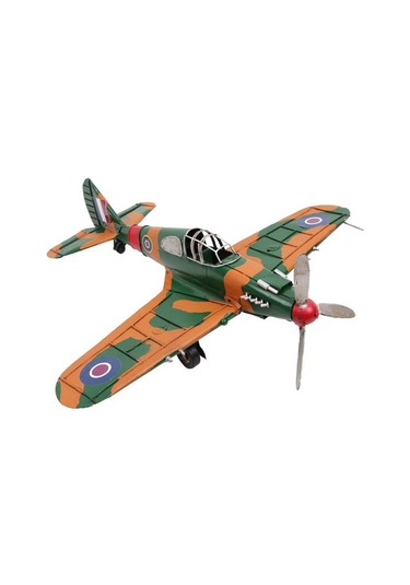 Metal Uçak Dekoratif Hediyelik