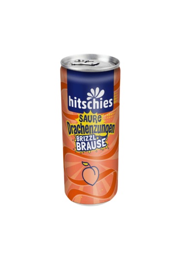 Hitschies Saure Drachenzungen Brizzl Brause Pfirsich 250ml