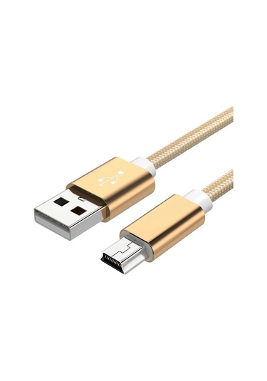 Turktrove 0.25m/1m/2m/3m Mini Usb Kablosu, Mp3/mp4/araba Dvr/gps İçin Hızlı Şarj Ve Veri Aktarım Mavi 1m