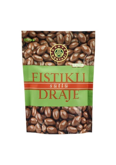 Kahve Dünyası Antep Fıstıklı Draje Sütlü Çikolatalı 120 G