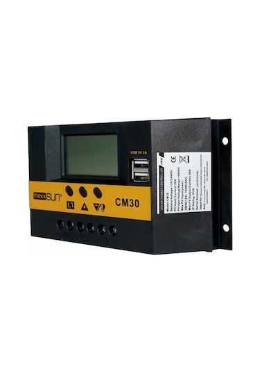 Mexxsun 30 A Amper 12 24 V Volt Şarj Kontrol Cihazı Regülatör